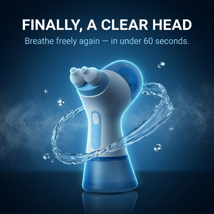 Breathely™  Electric Nasal Rinse Kit